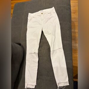 Frame Denim Le Skinny De Jeanne Jeans - Classic White